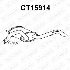 Endschalldämpfer CT15914