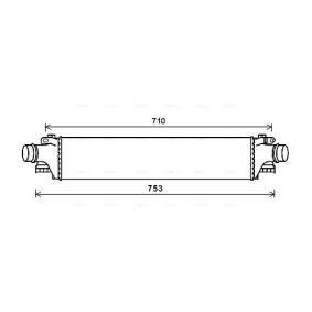 Kjøp Intercooler av AVA COOLING SYSTEMS CT4061 til den lave prisen 3792,23 NOK
