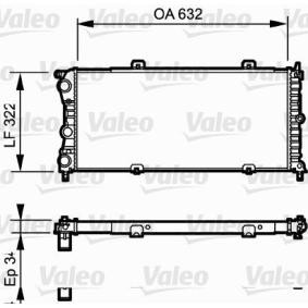 Achetez des Radiateur du moteur VALEO 730981 à prix pour 83,25 €