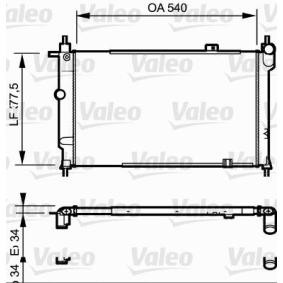 Acquista Radiatore motore da VALEO 730993 a buon mercato per soli 108,38 €