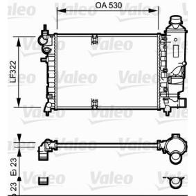 Achetez des Radiateur du moteur VALEO 731527 à prix pour 63,68 €