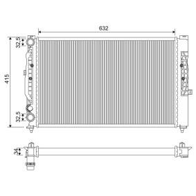 Achetez des Radiateur du moteur VALEO 731537 à prix pour 113,46 €