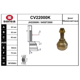 Comprar Juego de articulación, árbol de transmisión de EAI CV22000K a bajo precio de 62,29 €
