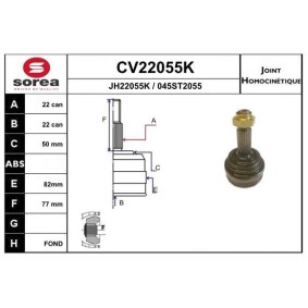 Comprar Juego de articulación, árbol de transmisión de EAI CV22055K a bajo precio de 52,24 €