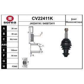 Comprar Juego de articulación, árbol de transmisión de EAI CV22411K a bajo precio de 54,85 €
