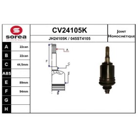 Comprar Juego de articulación, árbol de transmisión de EAI CV24105K a bajo precio de 112,03 €