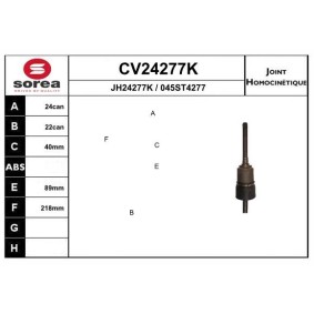 Comprar Juego de articulación, árbol de transmisión de EAI CV24277K a bajo precio de 112,03 €
