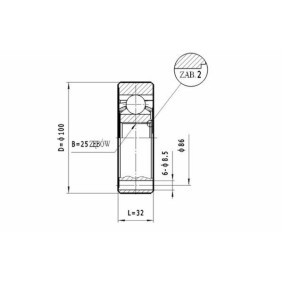 Achetez des Jeu de joints, arbre de transmission STATIM CW.040 à prix pour 28,47 €