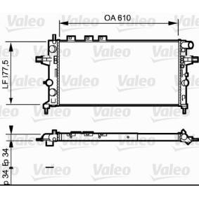 Acquista Radiatore motore da VALEO 732550 a buon mercato per soli 83,20 €