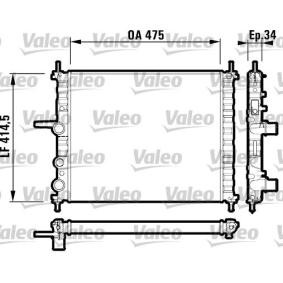 Achetez des Radiateur du moteur VALEO 732557 à prix pour 69,30 €