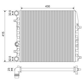 Achetez des Radiateur du moteur VALEO 733062 à prix pour 77,01 €