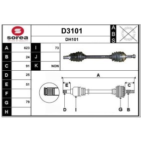Antriebswelle D3101