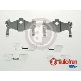 Zubehörsatz, Scheibenbremsbelag D42636A