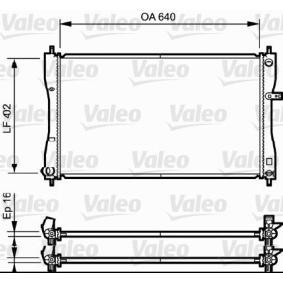 Kjøp Radiator, motorkjøling av VALEO 735056 til den lave prisen 1885,30 NOK