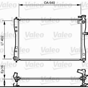 Kjøp Radiator, motorkjøling av VALEO 735057 til den lave prisen 2223,63 NOK