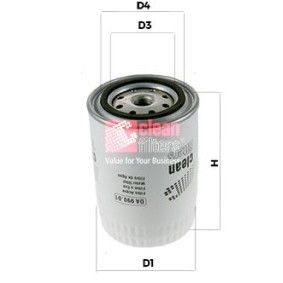 Achetez des Filtre de liquide de refroidissement CLEAN FILTER DA 990 à prix pour 14,93 €