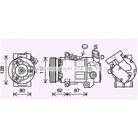 Acquista Compressore aria condizionata da PRASCO DAK015 a buon mercato per soli 934,28 €