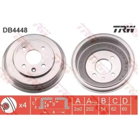 Osta Jarrurumpu TRW:llä DB4448 edullisesti hintaan 36,12 €