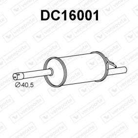 Endschalldämpfer DC16001 von VENEPORTE günstig für 78,77 € online kaufen
