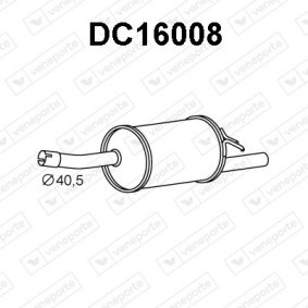 Endschalldämpfer DC16008 von VENEPORTE günstig für 92,42 € online kaufen
