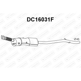 Kjøp Partikkelfilter av VENEPORTE DC16031F til den lave prisen 8507,60 NOK