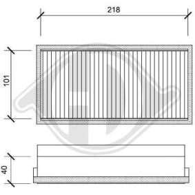 Innenraumfilter DCI0034S