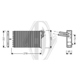 Acquista Scambiatore calore per riscaldamento abitacolo da DIEDERICHS DCM1019 a buon mercato per soli 29,36 €