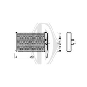Acquista Scambiatore calore per riscaldamento abitacolo da DIEDERICHS DCM1080 a buon mercato per soli 37,87 €