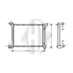 Acquista Radiatore motore da DIEDERICHS DCM1561 a buon mercato per soli 152,49 €