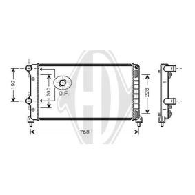 Achetez des Radiateur du moteur DIEDERICHS DCM1961 à prix pour 86,54 €