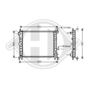 Achetez des Radiateur du moteur DIEDERICHS DCM2063 à prix pour 99,54 €