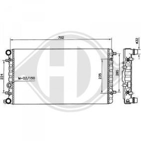 Achetez des Radiateur du moteur DIEDERICHS DCM2072 à prix pour 121,23 €