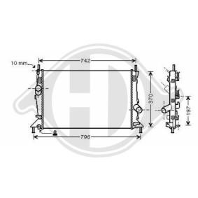 Achetez des Radiateur du moteur DIEDERICHS DCM2079 à prix pour 124,62 €