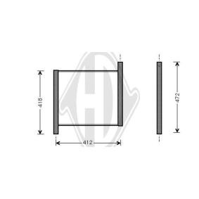 Acquista Radiatore motore da DIEDERICHS DCM2304 a buon mercato per soli 111,65 €