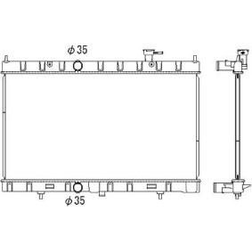 Achetez des Radiateur du moteur DIEDERICHS DCM2547 à prix pour 199,57 €