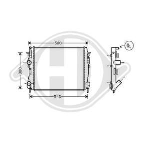 Achetez des Radiateur du moteur DIEDERICHS DCM2925 à prix pour 160,92 €