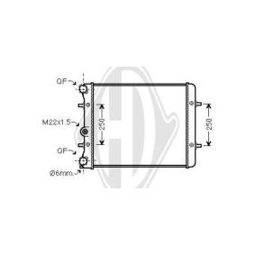 Achetez des Radiateur du moteur DIEDERICHS DCM3426 à prix pour 83,15 €