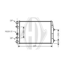 Achetez des Radiateur du moteur DIEDERICHS DCM3566 à prix pour 95,09 €