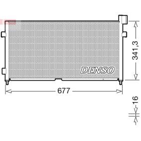 Köp Kondensor, klimatanläggning av DENSO DCN99056 till det låga priset 1785,71 kr