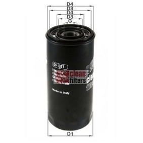 Ölfilter von CLEAN FILTER DF 887