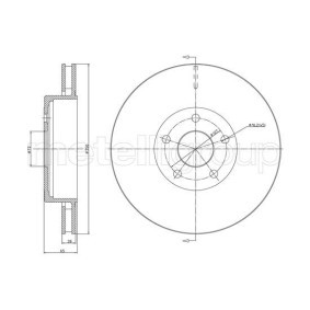 Acquista Disco freno da TRUSTING DF1411 a buon mercato per soli 155,88 €