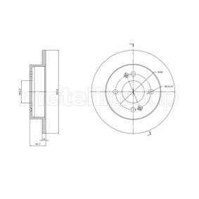 Acquista Disco freno da TRUSTING DF459 a buon mercato per soli 72,84 €