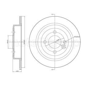 Achetez des Disque de frein TRUSTING DF697 à prix pour 131,77 €