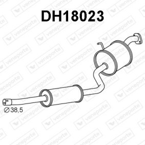 Mittelschalldämpfer für DAIHATSU von VENEPORTE
