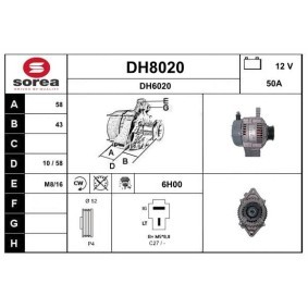 Kjøp Dynamo av SNRA DH8020 til den lave prisen 2758,76 NOK