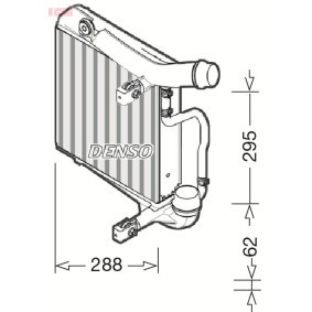 Köp Intercooler av DENSO DIT28025 till det låga priset 9309,25 kr