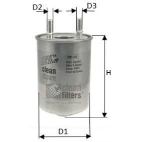 Compre Filtro de combustível da CLEAN FILTER DN2704 a um preço baixo por 25,35 €