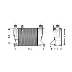 Kjøp Intercooler av AVA COOLING SYSTEMS DNA4340 til den lave prisen 2399,86 NOK