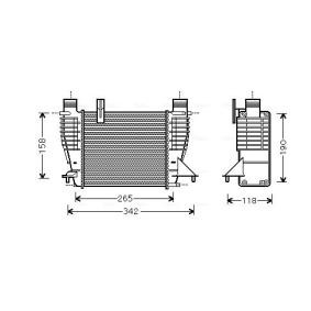 Kjøp Intercooler av AVA COOLING SYSTEMS DNA4356 til den lave prisen 1959,12 NOK