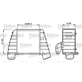 Köp Intercooler av VALEO 817488 till det låga priset 1226,13 kr